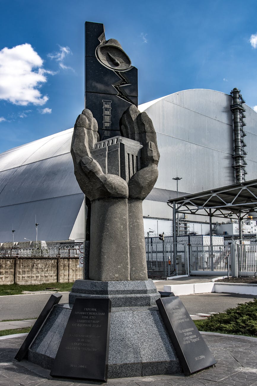 monument in chernobyl